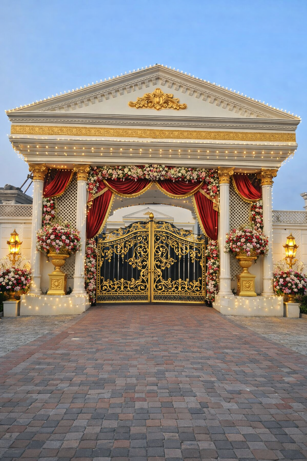 Royal entry setup